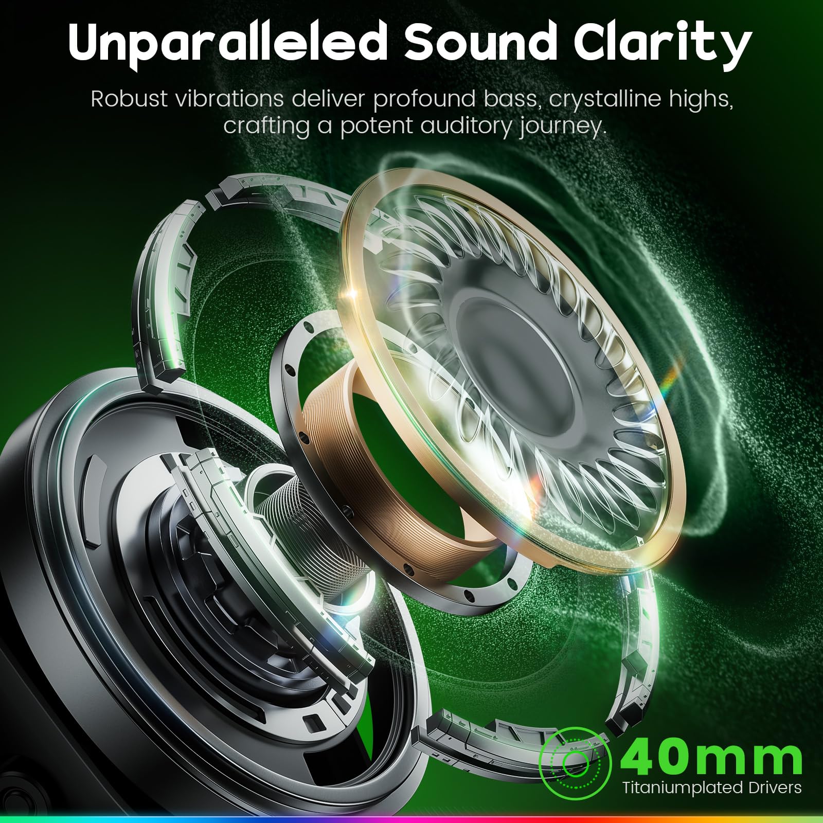 Беспроводная игровая гарнитура WESEARN WG4 с двойным режимом работы (2,4 ГГц и Bluetooth)