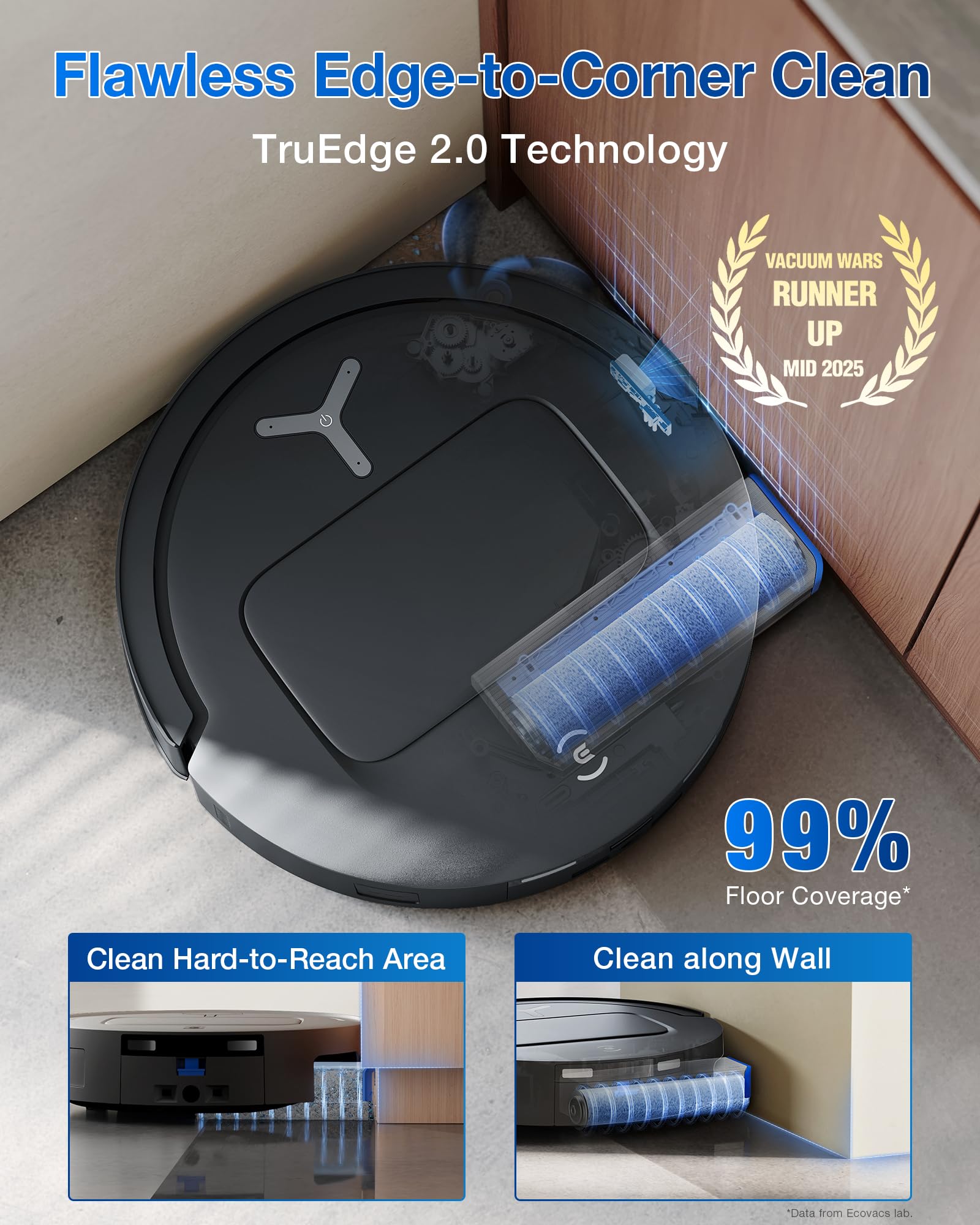 ECOVACS DEEBOT T80 Omni Self-Cleaning Robot Vacuum and Mop