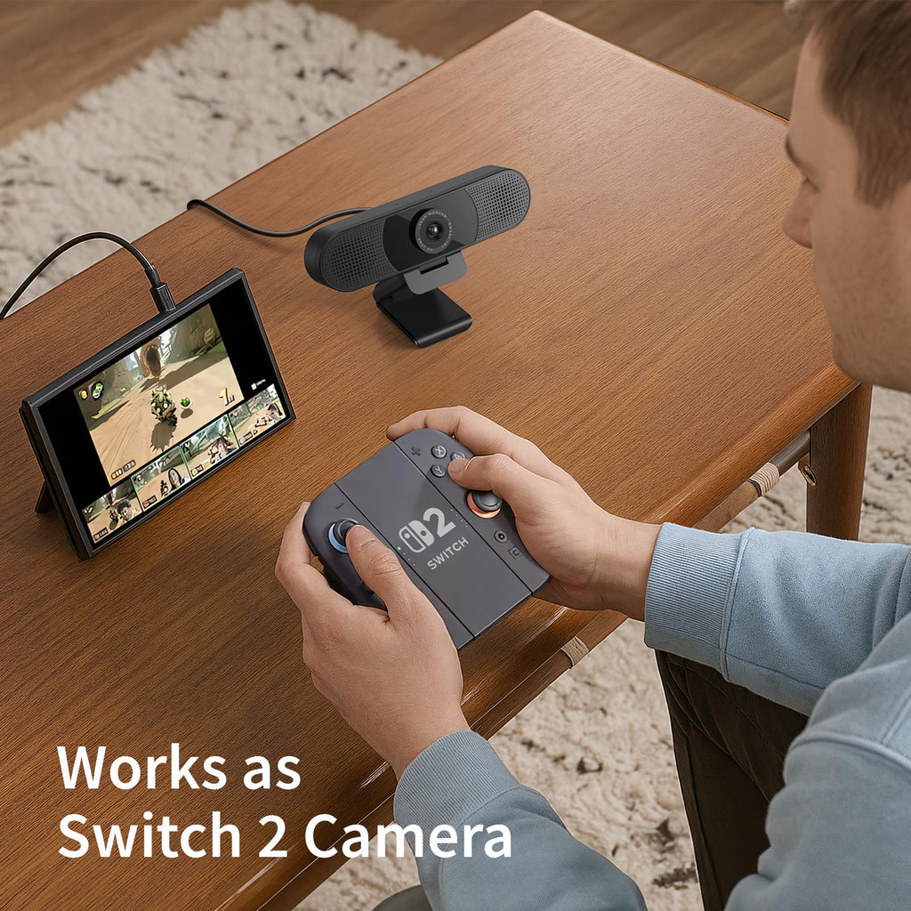 EMEET C960 1080P Webcam with Dual Microphones
