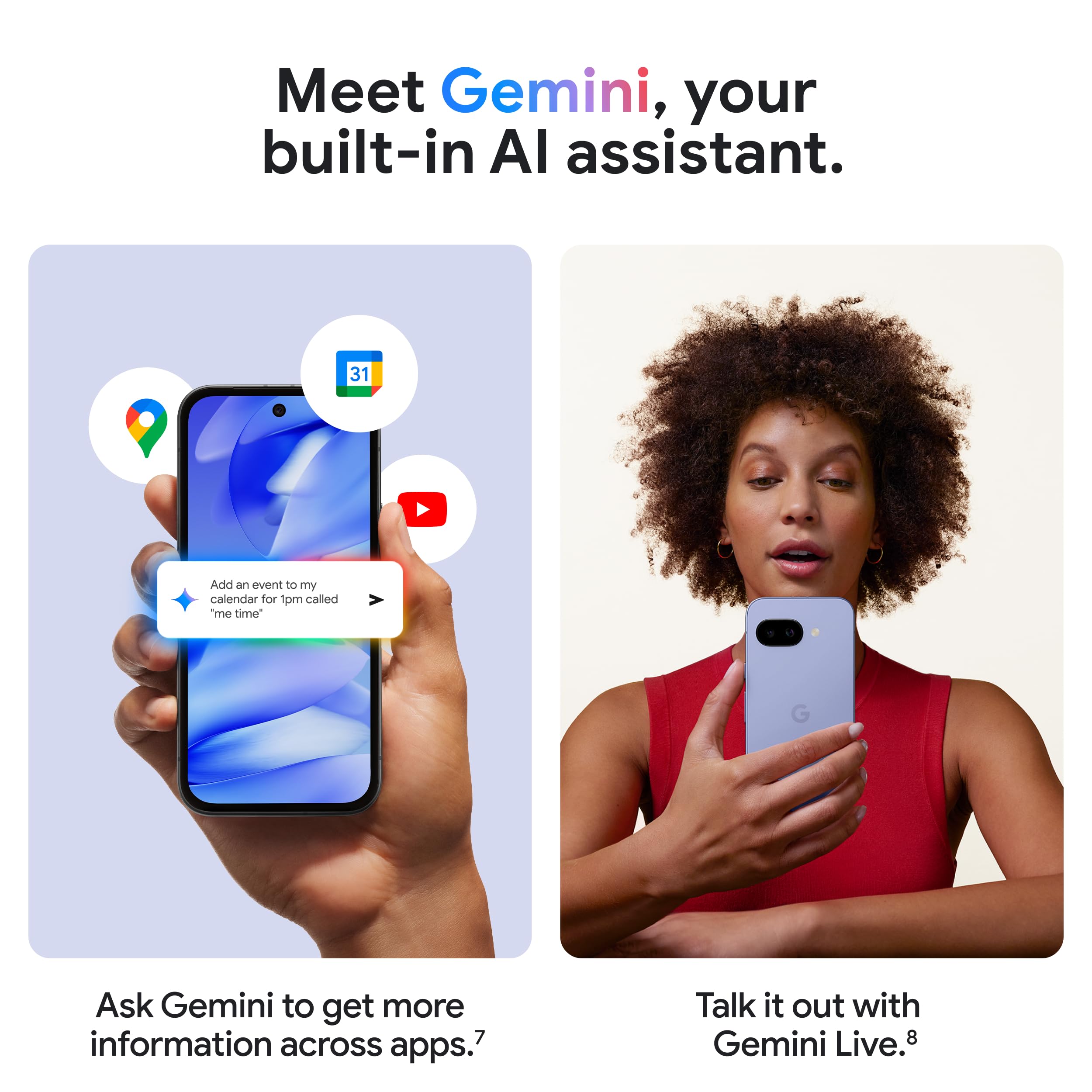 Google Pixel 9a Smartphone mit Gemini KI