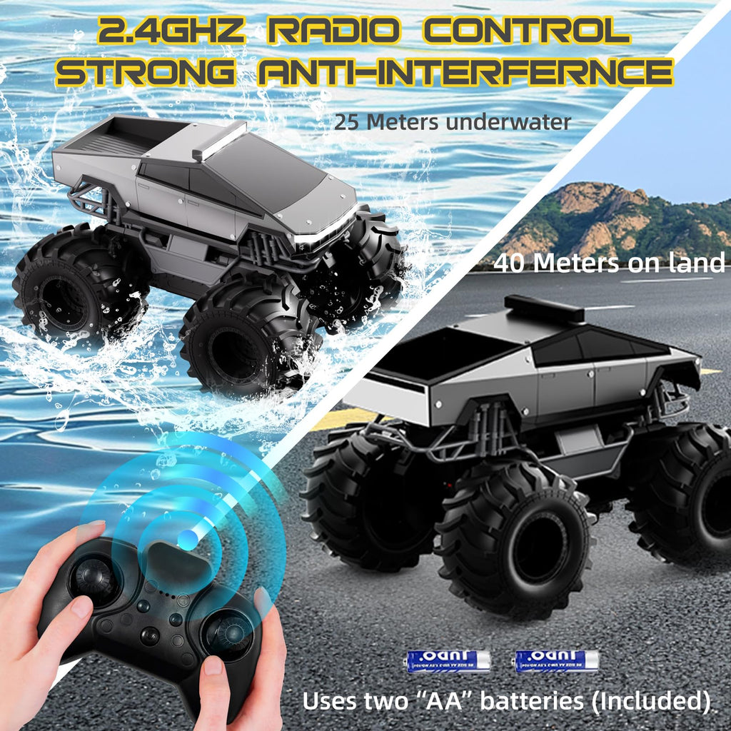 Cokzer 1:18 Внедорожный радиоуправляемый пикап-амфибия с полным приводом
