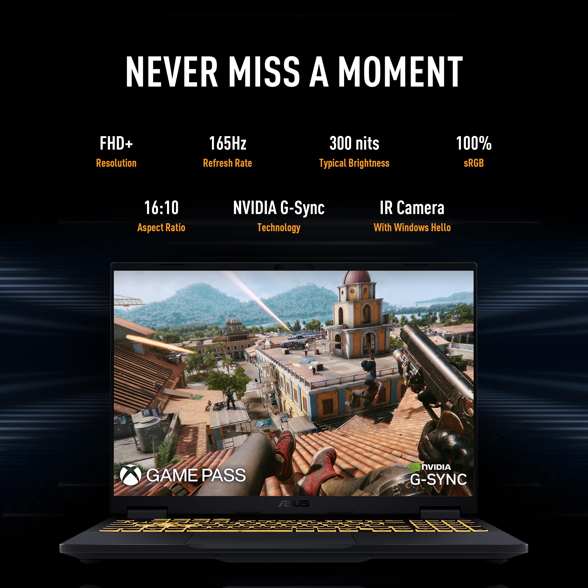 16" 165Hz Игровой ноутбук i5 RTX 5050 FX608JH-SS53