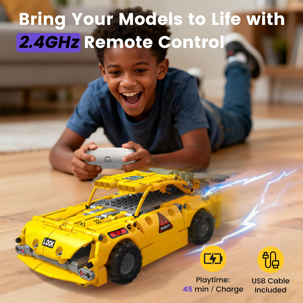 5-в-1 STEM Робототехнический набор с приложением и пультом дистанционного