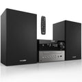 Sistema de Estéreo Bluetooth con Reproductor de CD, USB