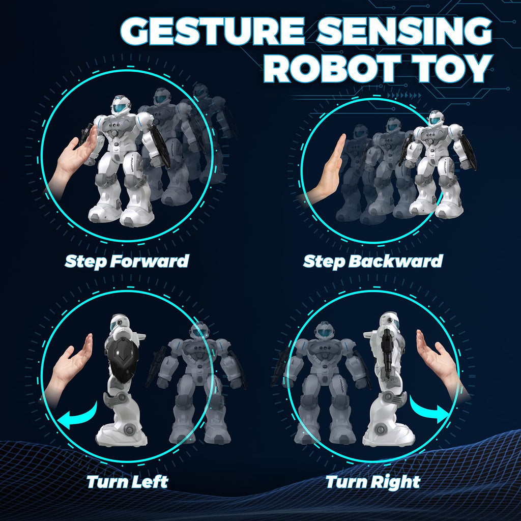Remote Control Robot Toy with Programmable Actions for Kids