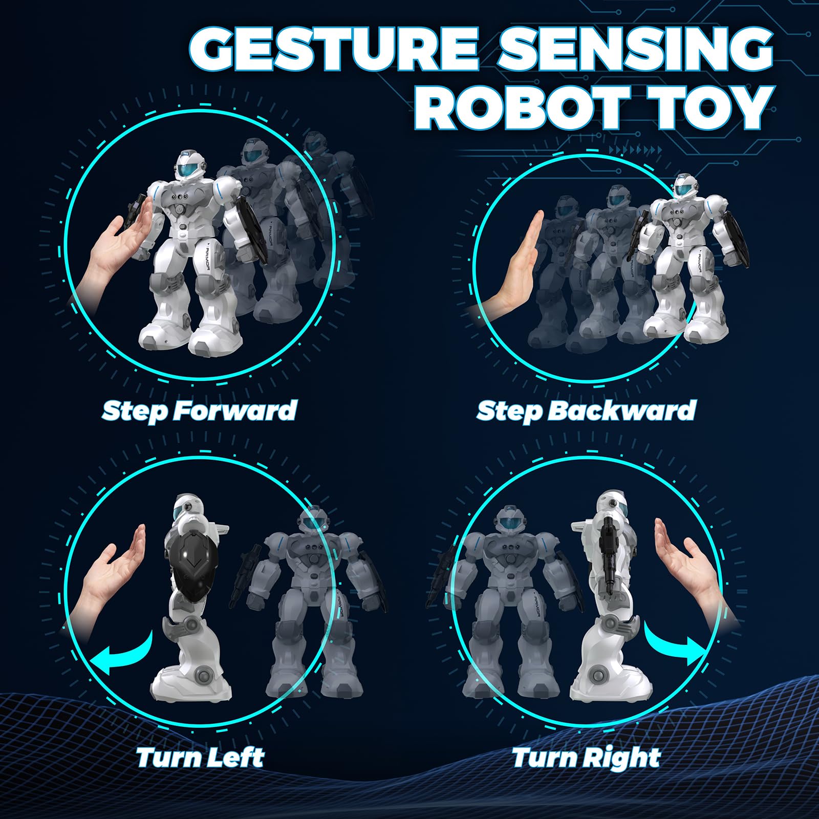 Remote Control Robot Toy with Programmable Actions for Kids