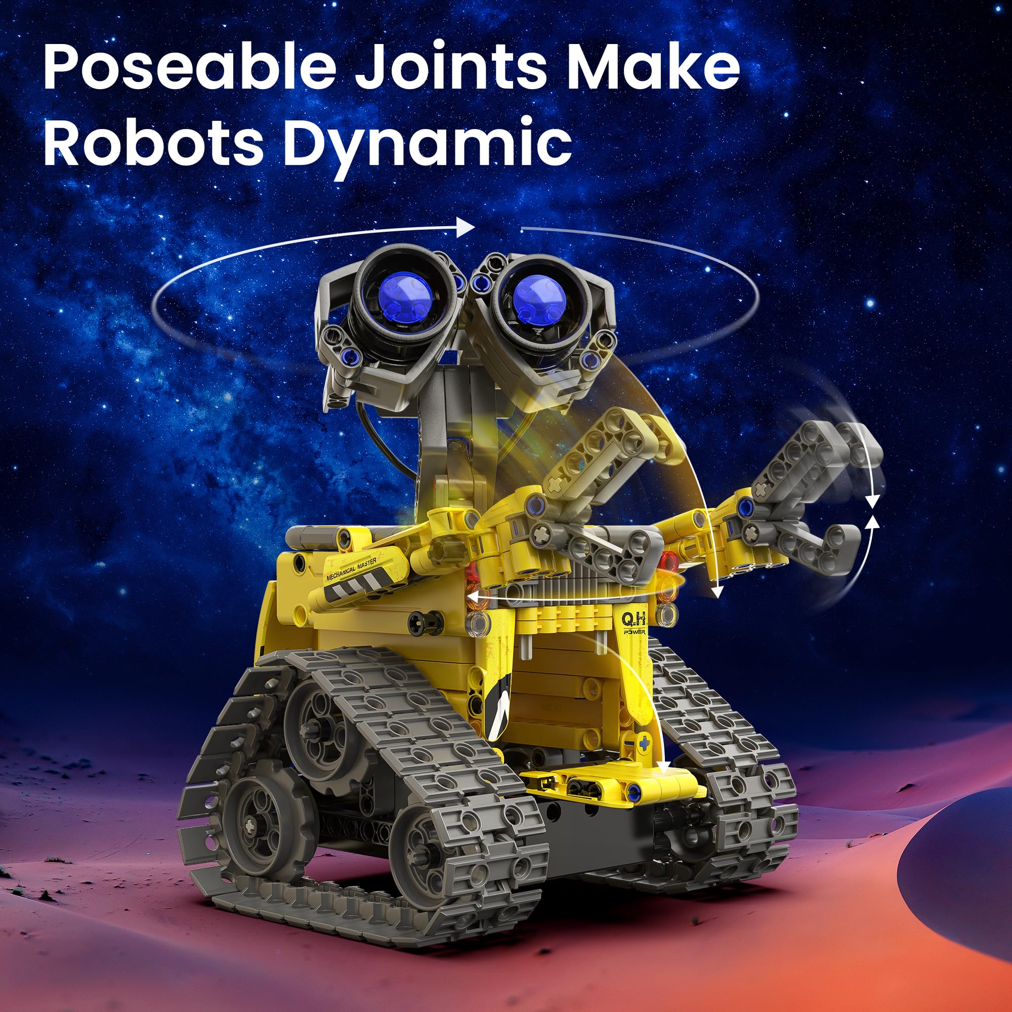 Программируемый набор для сборки робота STEM с пультом дистанционного