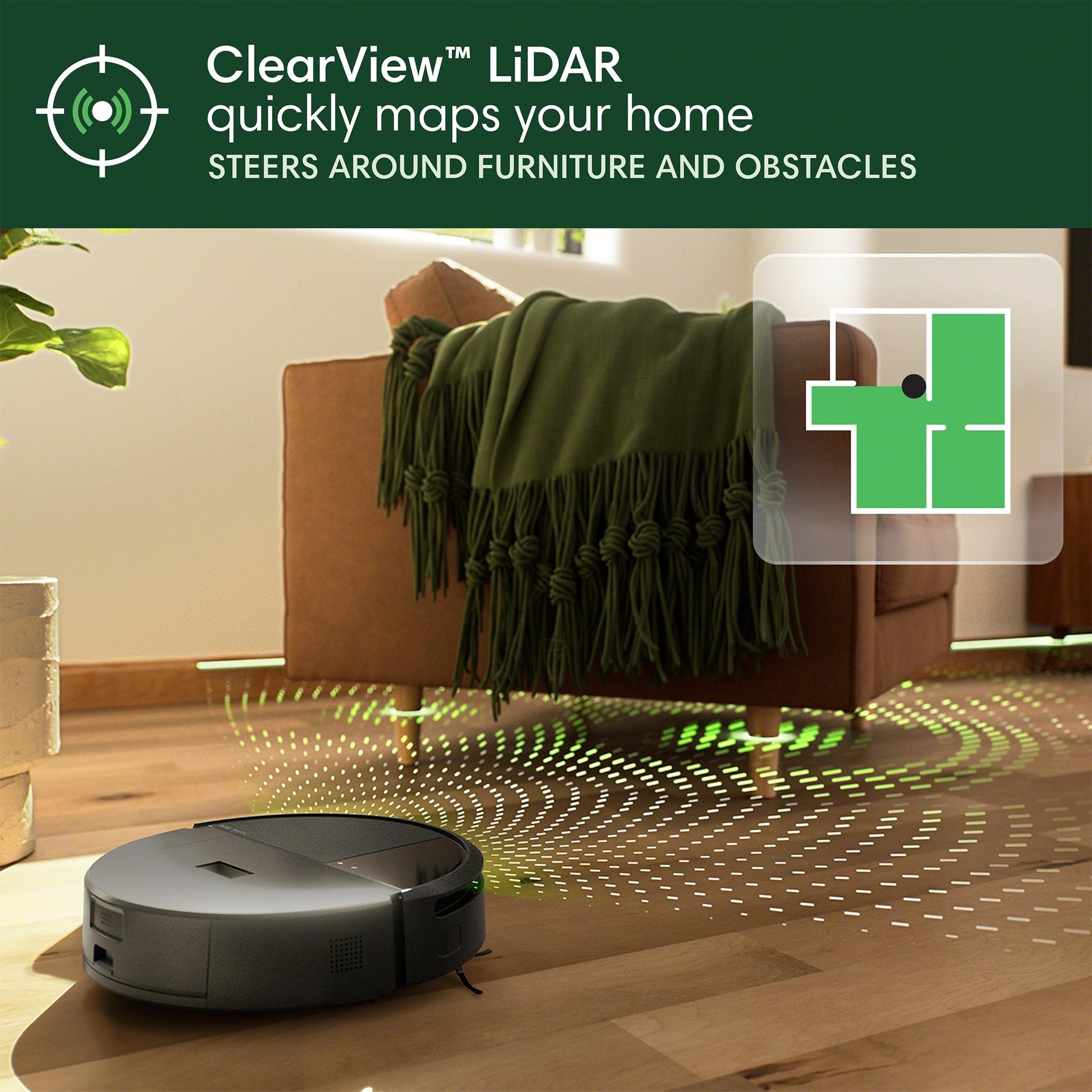 iRobot Roomba 205 DustCompactor™ Robot Vacuum – 60 Days No-Emptying & Space Saving