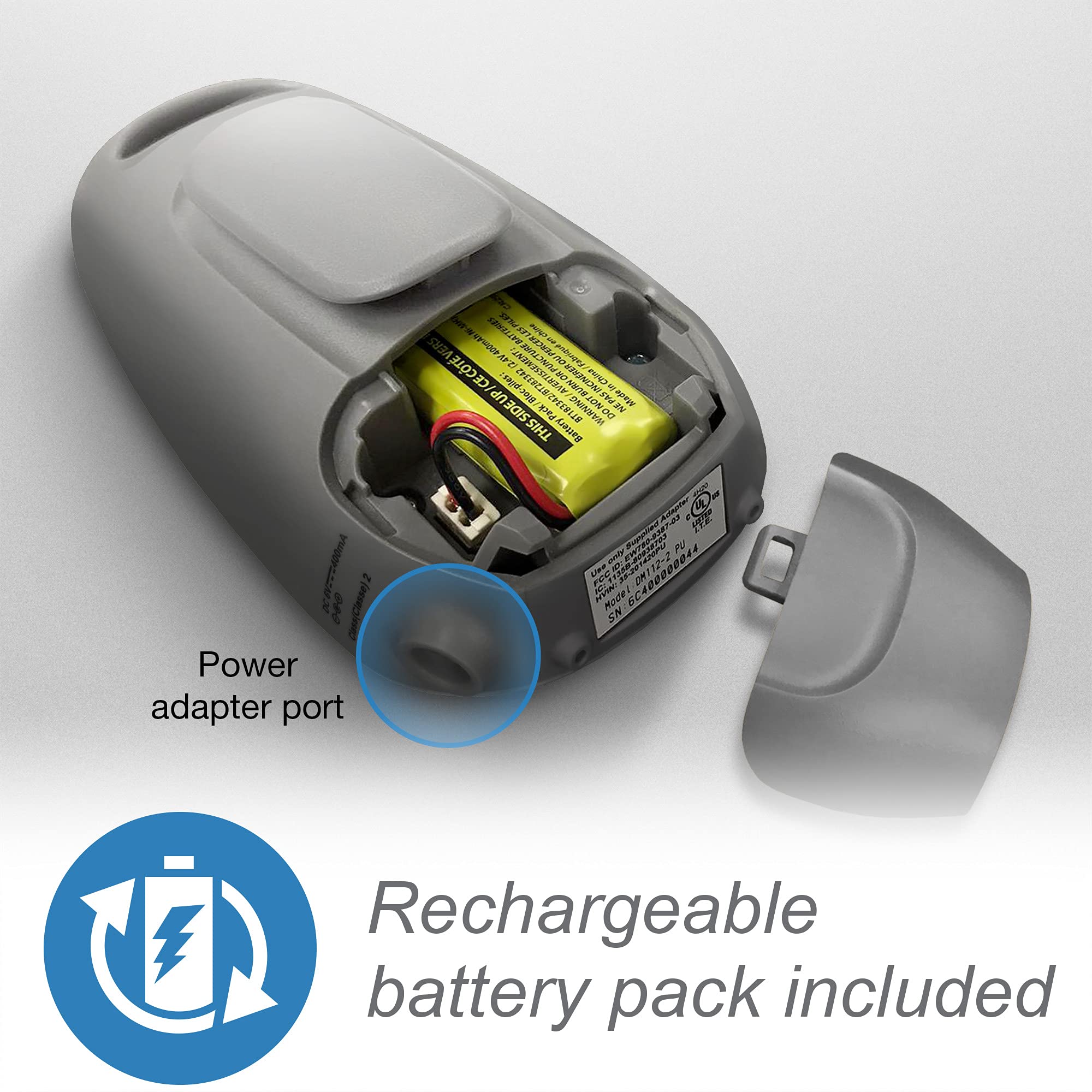 Langstrecken-Audio-Babyphone mit wiederaufladbarem Akku DM221-2