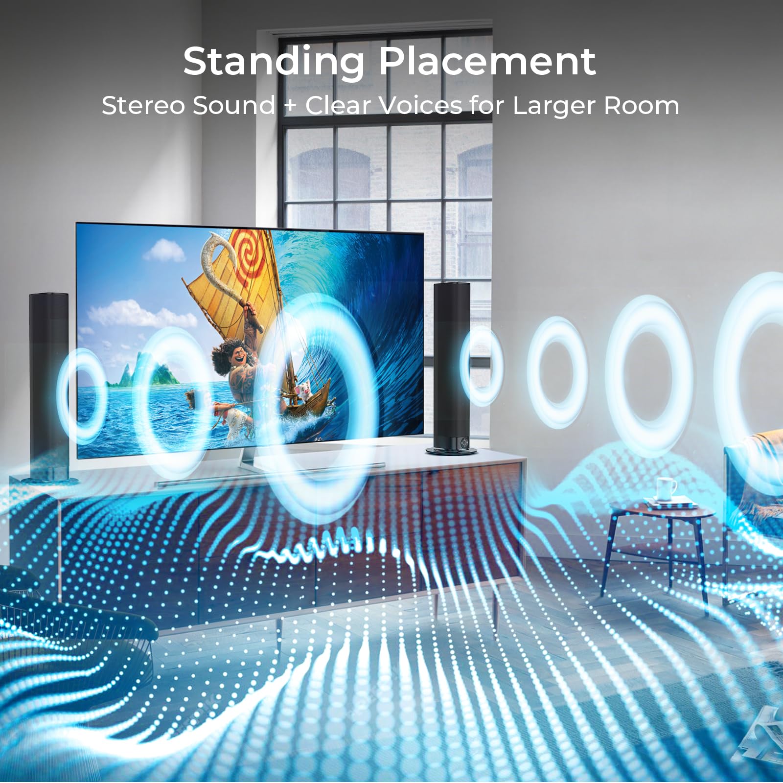 Мощный саундбар Bluetooth для полного погружения в звук телевизора