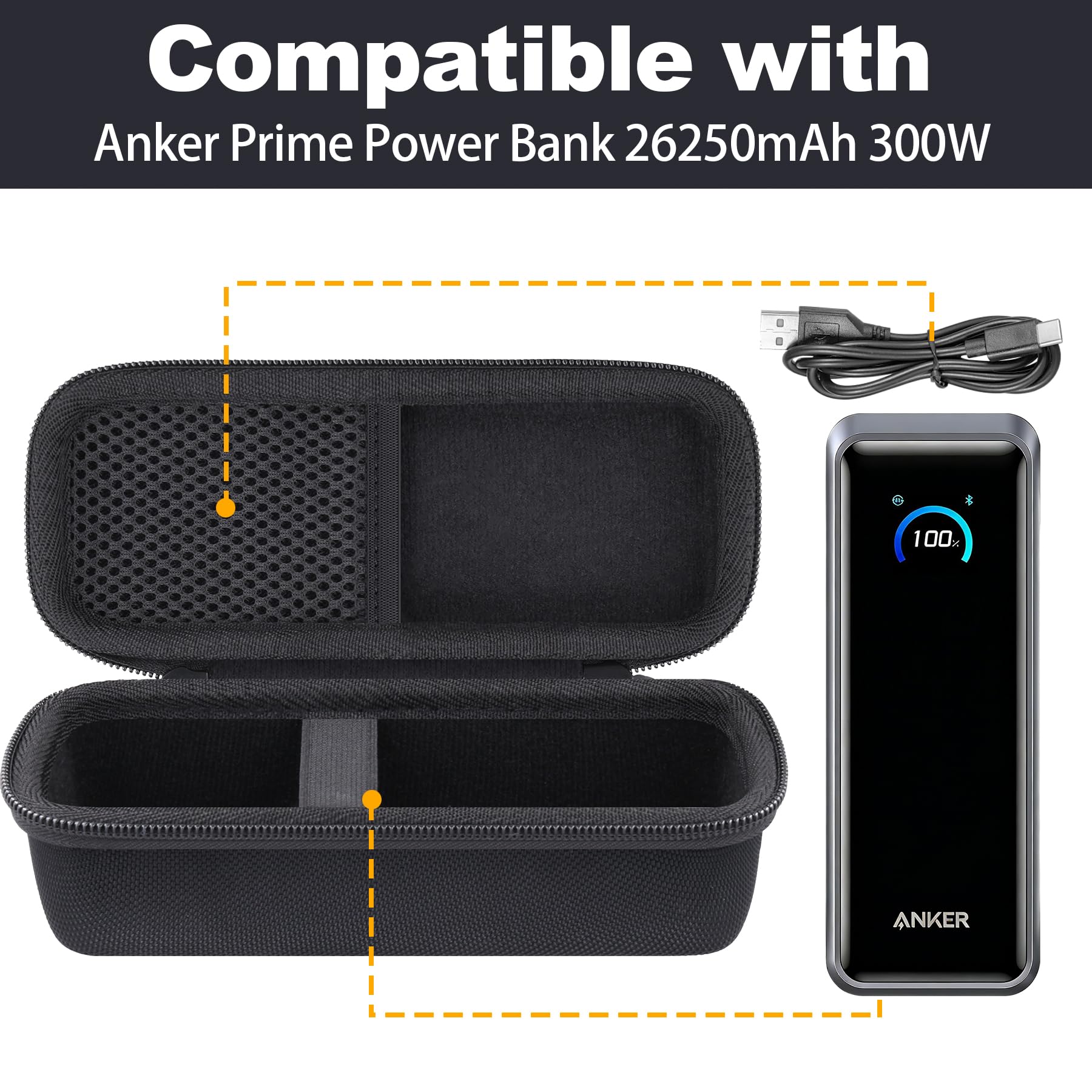 Robuste Hülle für Anker Prime 300W Power Bank