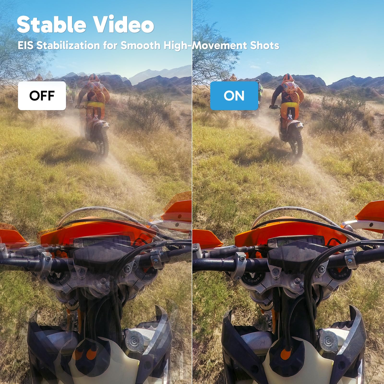 4K 30fps Action Camera 20MP Photo EIS WiFi Waterproof