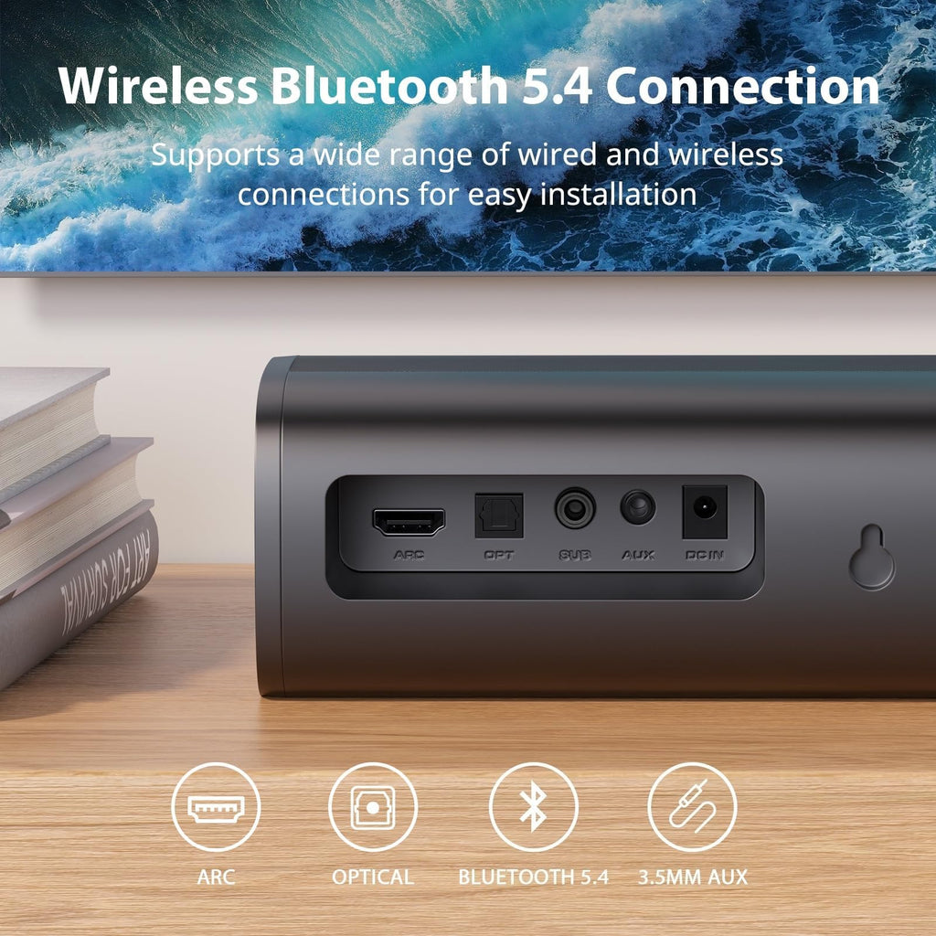 110W Sound Bar with Wireless Subwoofer for TV Audio
