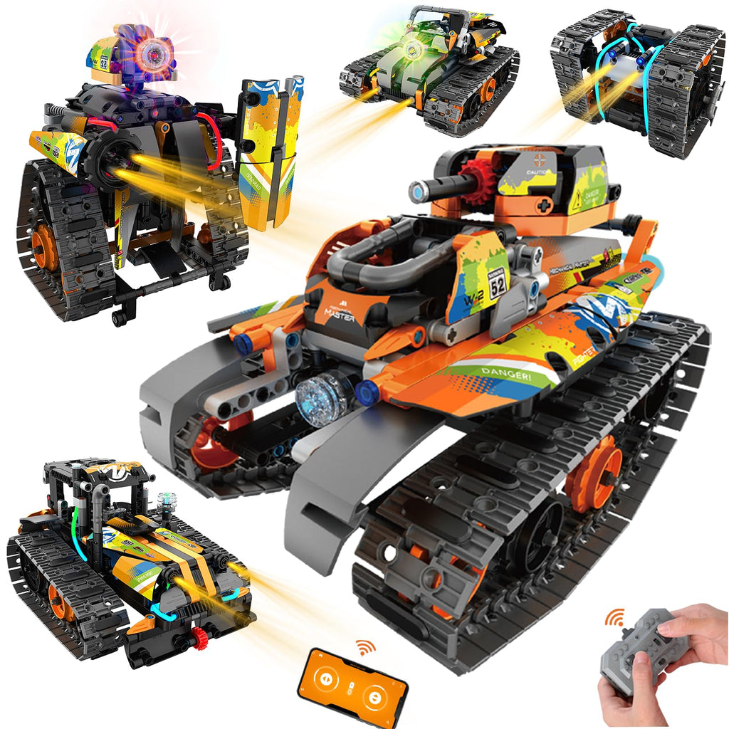 5-in-1 STEM Robot Qurma Dəsti (Pult və Tətbiq ilə)