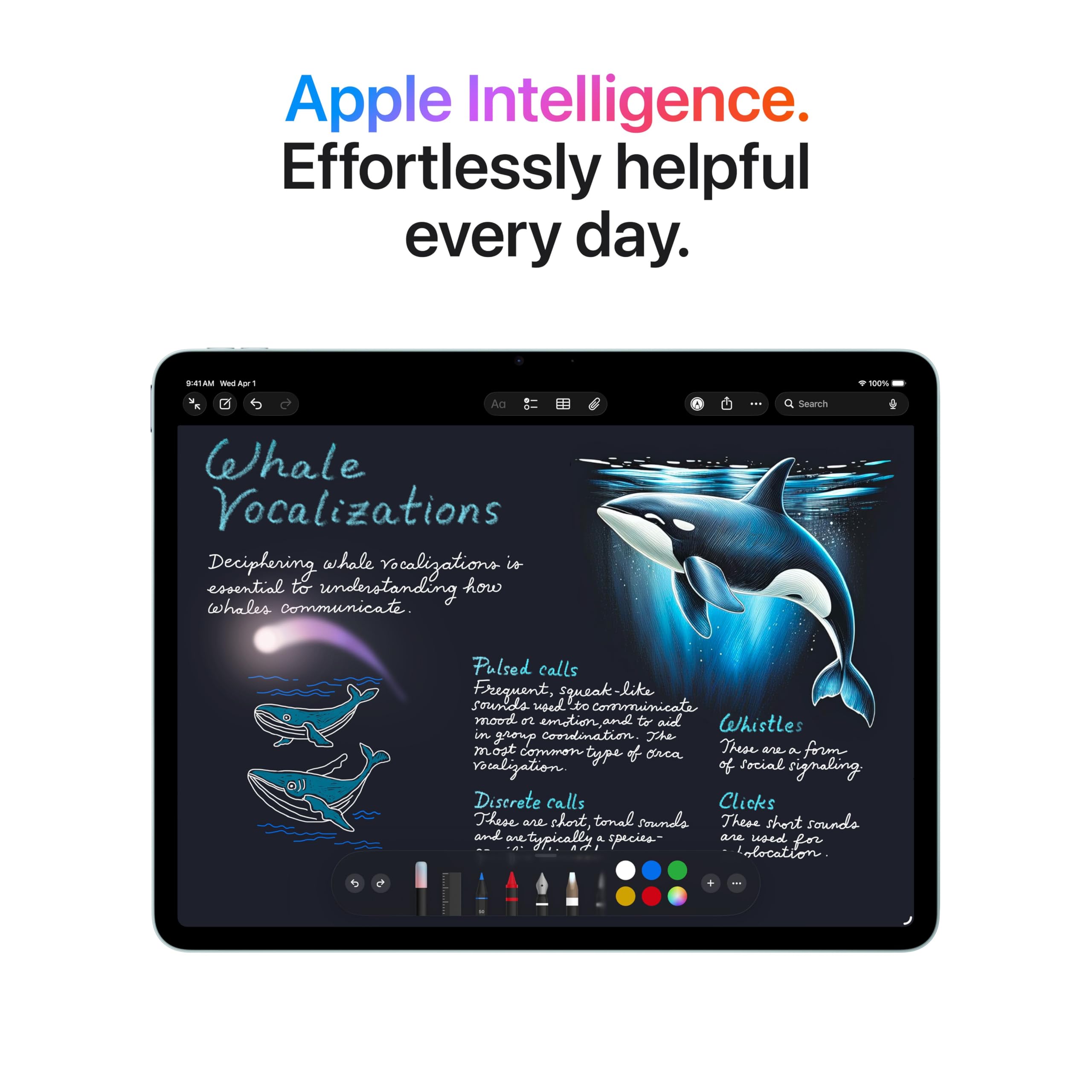 iPad Air 11-inch M4 1TB Wi-Fi 7 Blue