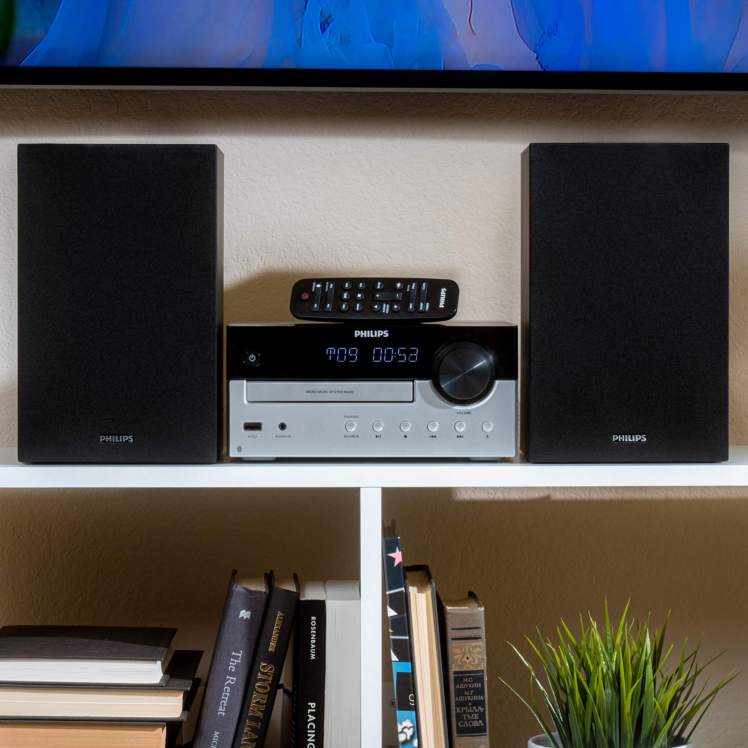 Sistema de Estéreo para el Hogar con Bluetooth, Reproductor