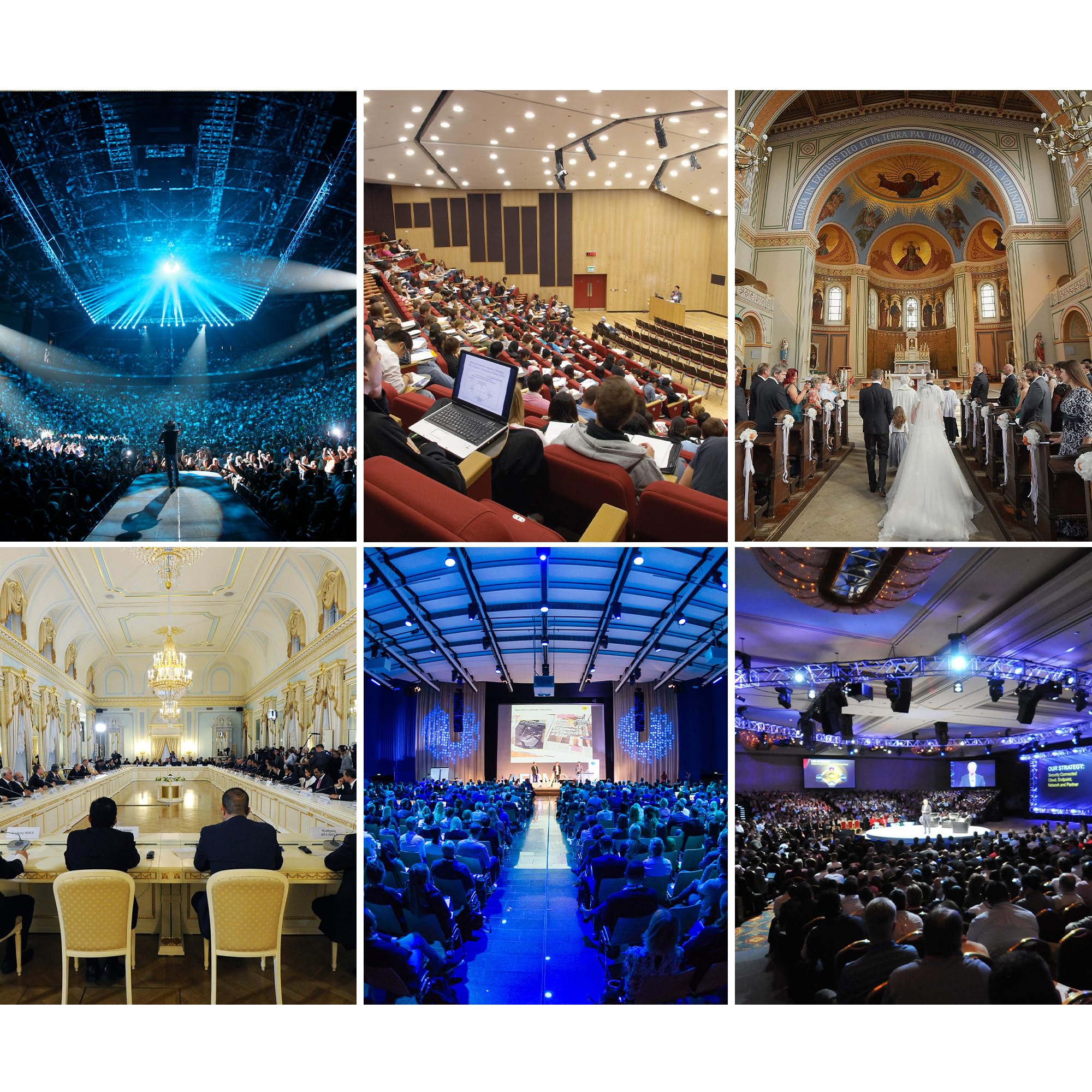 Professional AI Auto Tracking PTZ Camera with NDI and Multi-Output Connectivity