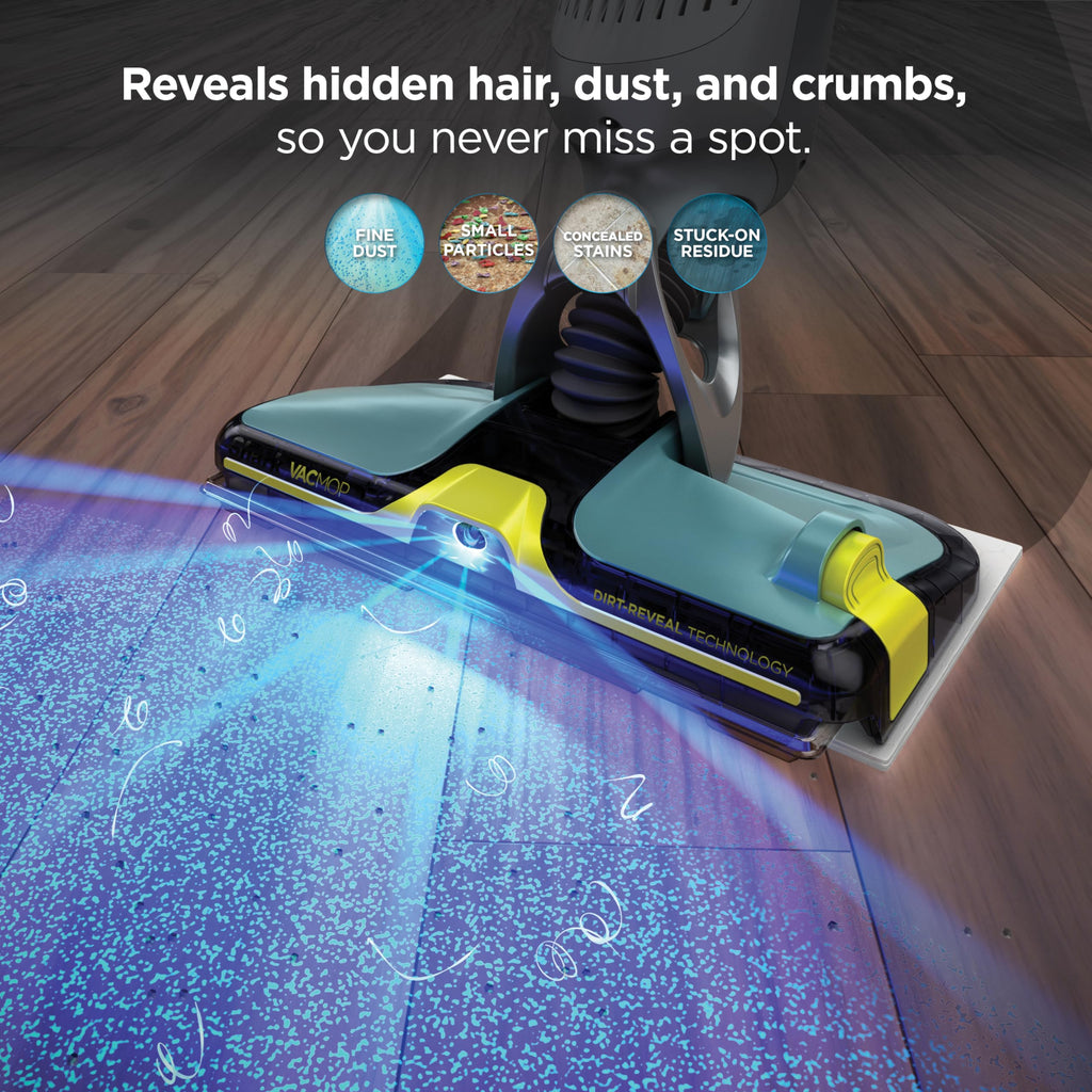 Shark VACMOP Reveal Aspirapolvere Senza Fili per Pavimenti Duri