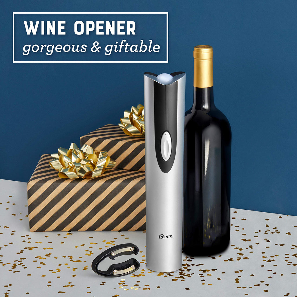 Cordless Electric Wine Bottle Opener with Foil Cutter 034010-700-000