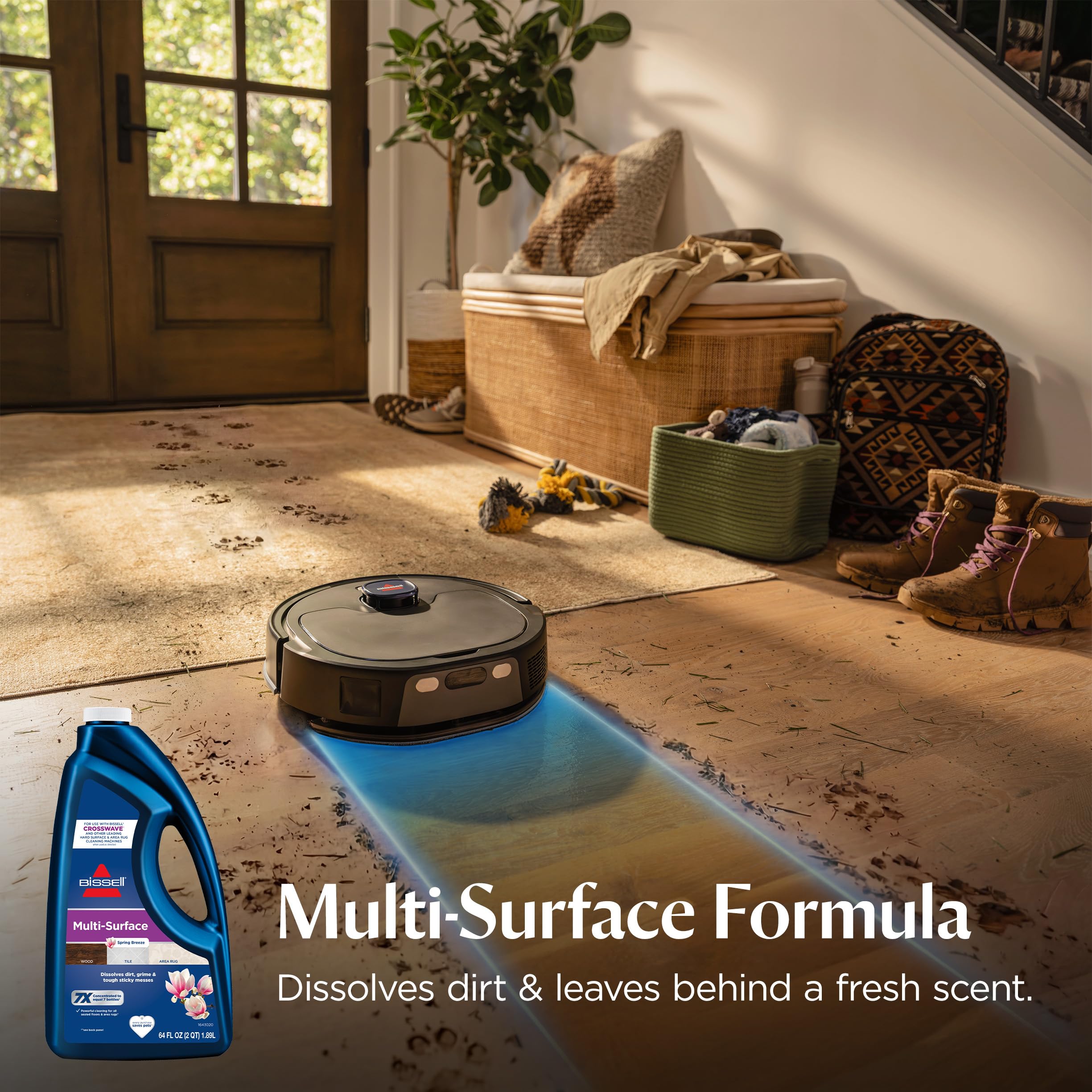Bissell FlexClean FurForce Robot Vacuum and Mop for Pet Hair