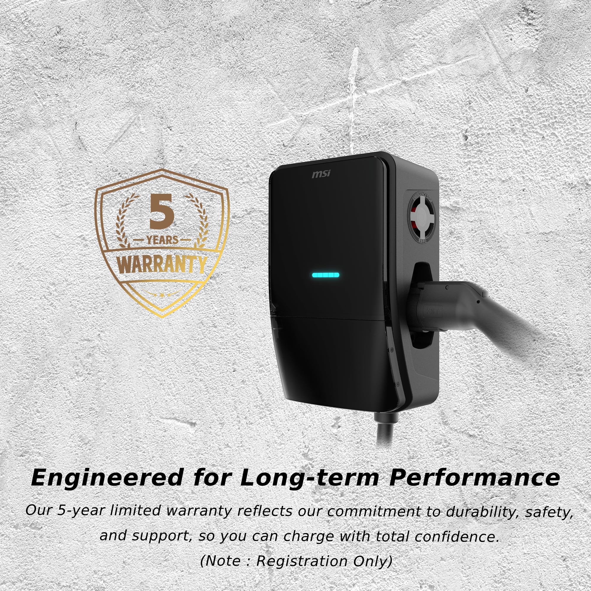 Level 2 EV Charger 40A 9.6KW J1772
